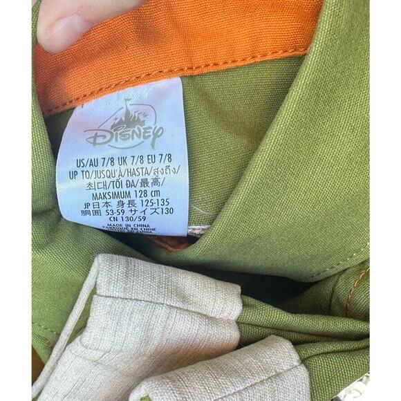 NWT Disney Lightning McQueen Kids Cars Dino Park Green Jumpsuit - Size 7/8 - Picture 9 of 9